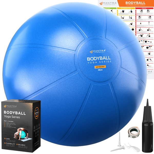 Exercise Ball Yoga Ball for Pilates, Pregnancy, Birthing, Therapy or W