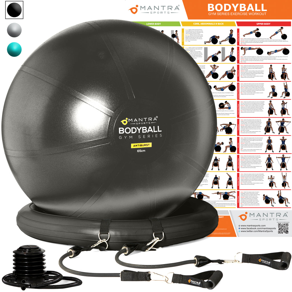 exercise ball chair color black