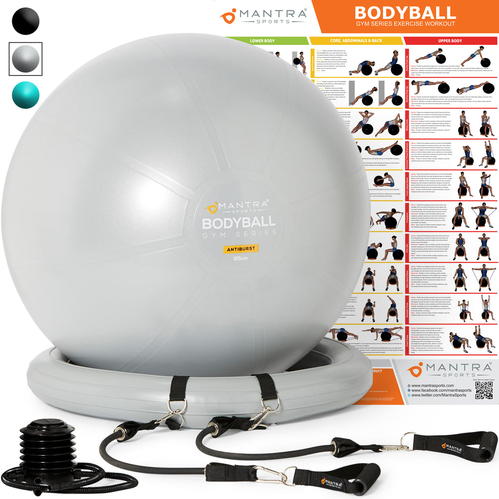 exercise ball chair color grey